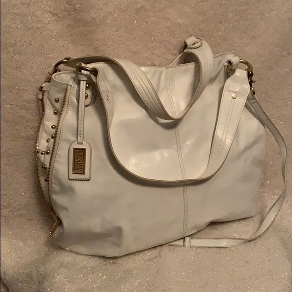 Badgley Mischka Large Leather Tote - Picture 1 of 8